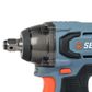 SENIX X2 18V 1/2" 330NM BRUSHLESS IMPACT WRENCH SKIN