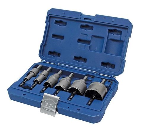 HOLEMAKER 6PCE TCT HOLESAW SET 25MM DEPTH