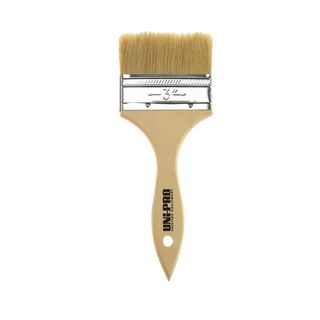 UNI-PRO UNPAINTED NATURAL BRISTLE CHIPPER BRUSH 75MM