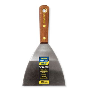 UNI PRO TRADE STAINLESS STEEL SCRAPER - 125MM