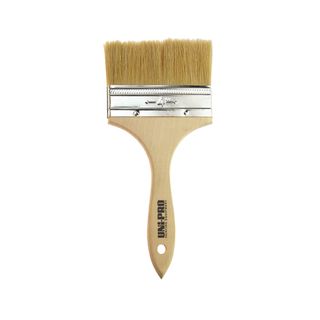 UNI-PRO UNPAINTED NATURAL BRISTLE CHIPPER BRUSH 100MM