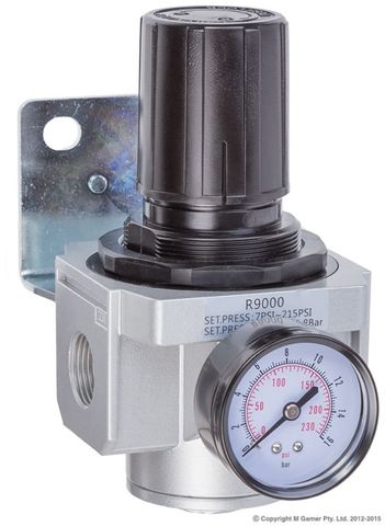 GEIGER 3/4" REGULATOR C/W GAUGE