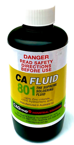 CA-GROUP EZI-WELD 801 THE SUPREME SOLDERING FLUID 250ML BOTTLE