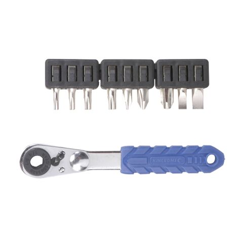 KINCROME MINI RATCHET BIT SET - 10 PIECE