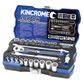 KINCROME LOK-ON&trade; SOCKET SET 24 PIECE 1/4" DRIVE - METRIC & IMPERIAL