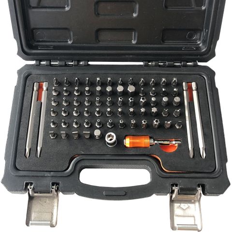 SP TOOLS TECHNICIANS 1/4" DRIVE BIT SET - 71 PCE