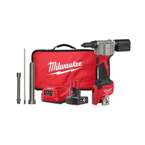 MILWAUKEE M12 12V LI-ION CORDLESS POP RIVET TOOL KIT