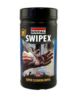 SOUDAL SWIPEX SUPER CLEANING WIPES 100 PK