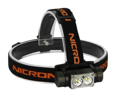 NICRON TWIN-BEAM RECHARGEABLE HEADLAMP