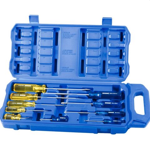 KINCROME 10PCE SCREWDRIVER SET ACETATE HANDLE