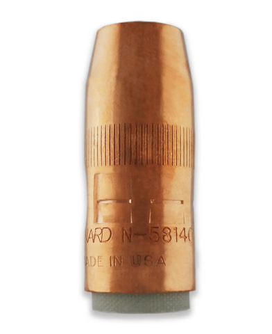 BERNARD 16MM (5/8") 1/4 RECESS SMALL BRASS NOZZLE - CENTERFIRE