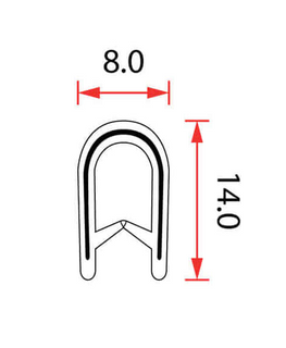 PINCHWELD PVC EDGE TRIM BLACK - 5 MTR ROLL