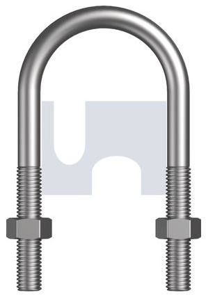 M12 X 90 NB 316  U BOLT KIT