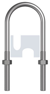 1/4BSW X 2NB ZINC U-BOLT KIT