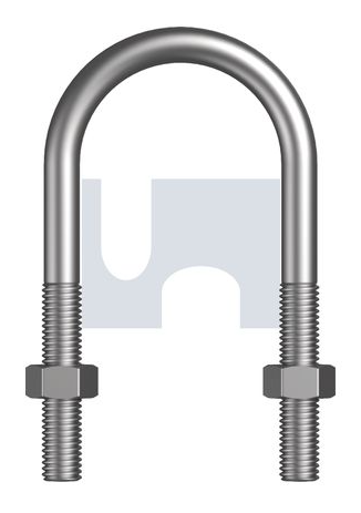 M10 X 43MM GALV U-BOLT KIT - 32NB