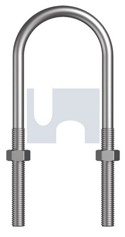 1/4BSW X 1/2NB ZINC U-BOLT KIT