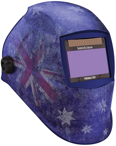 WELDCLASS WELDING HELMET PROMAX 350 AUSSIE GRAPHIC