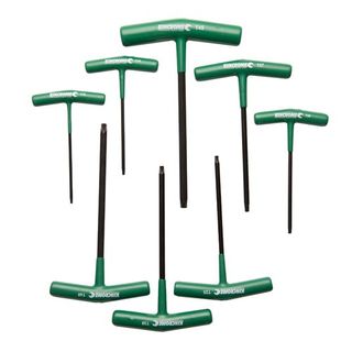 KINCROME T-HANDLE TORX&reg; HEX KEY SET - 8PCE