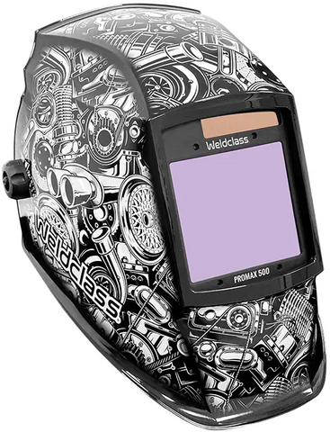WELDCLASS WELDING HELMET PROMAX 500 REVHEAD GRAPHIC