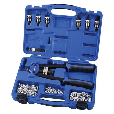 KINCROME NUT RIVETER M3 - M10 TWIN HANDLE SET - 68 PCE