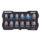 KINCROME LOK-ON&trade; 1/2" DRIVE IMPACT SOCKET SET - 12 PCE - METRIC