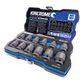 KINCROME LOK-ON&trade; 1/2" DRIVE IMPACT SOCKET SET - 12 PCE - METRIC