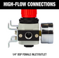 JAMEC PEM REGULATOR COMPRESSED AIR 1/4" BSP FEMALE