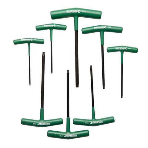 KINCROME T-HANDLE TORX&reg; HEX KEY SET - 8PCE