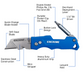 KINCROME HEAVY DUTY FOLDING UTILITY KNIFE WITH BIT DRIVER