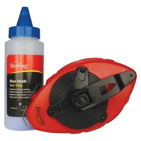 STERLING CHALK LINE SET: ALUMINIUM CASE