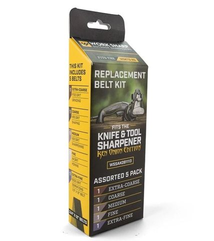 WORK SHARP REPLACEMENT BELT ASSORTED 5 PACK