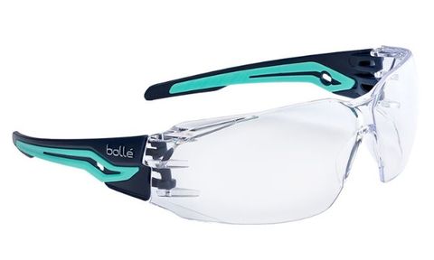 BOLLE SILEX SAFETY SPECS PC CLEAR ASAF TPR RIMLESS