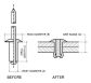 CSK HEAD - STEEL RIVET - STEEL STEM - 4.8MM DIA - 3.2MM GRIP