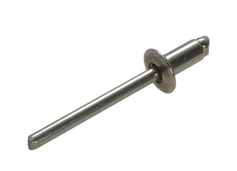 TRUSS HEAD - S/STEEL RIVET - S/STEEL STEM - 3.2MM DIA - 3.2MM GRIP