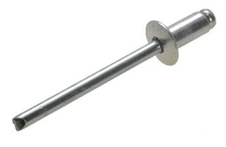 TRUSS HEAD - ALUMINIUM RIVET - STEEL STEM - 2.4MM DIA - 3.2MM GRIP