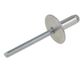 TRUSS HEAD - ALUMINIUM RIVET - STEEL STEM - LARGE FLANGE - 3.2MM DIA - 3.2MM GRIP