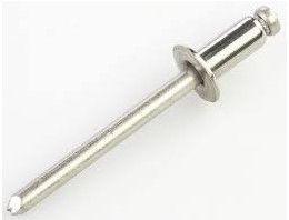 TRUSS HEAD - STEEL RIVET - STEEL STEM - 4.0MM DIA - 3.2MM GRIP