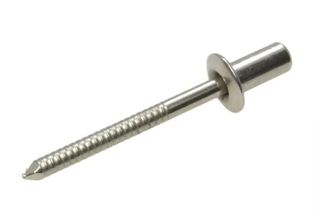 TRUSS HEAD - SEALED - S/STEEL RIVET - S/STEEL STEM - 4.8MM DIA - 3.2MM GRIP