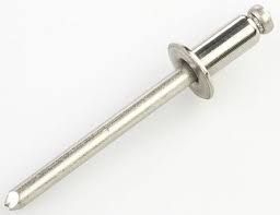 TRUSS HEAD - STEEL RIVET - STEEL STEM - 3.2MM DIA - 3.2MM GRIP