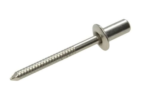 TRUSS HEAD - SEALED - S/STEEL RIVET - S/STEEL STEM - 4.8MM DIA - 9.5MM GRIP