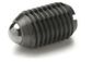 GN 615-M12-K BLACKENED STEEL SPRING PLUNGER - STEEL, STANDARD SPRING LOAD