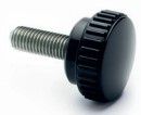 B.193/20 P-M6X16 KNURLED GRIP KNOB ZINC-PLATED STEEL THREADED STUD