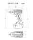 METABO SSW 18 LTX 400 BL WRENCH-TOOL ONLY