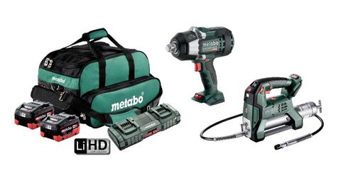 METABO BRUSHLESS 2 PIECE CORDLESS 18V BATTERY COMBO KIT