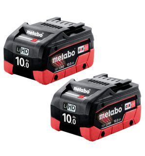 METABO 18V 10.0AH LiHD TWIN BATTERY PACK