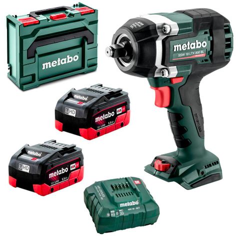 METABO SSW 18 LTX 800 BL IMPACT WRENCH 5.5 A/H KIT