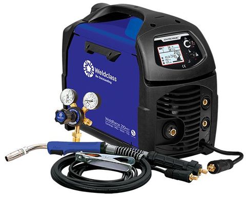 WELDCLASS WELDFORCE 210MST MIG/STICK/TIG WELDER