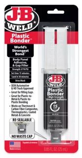 J B WELD PLASTICBONDER® HIGH STRENGTH ADHESIVE 25ML SYRINGE