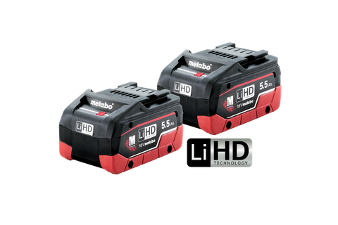 METABO 5.5AH BATTERY TWIN PACK