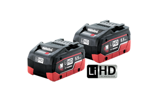 METABO 5.5AH BATTERY TWIN PACK